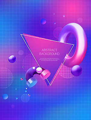 PSD 편집이미지 백그라운드 추상 사람없음 파란색 보라색 원형 삼각형 이미지편집 도형 컬러 무늬 파일형식