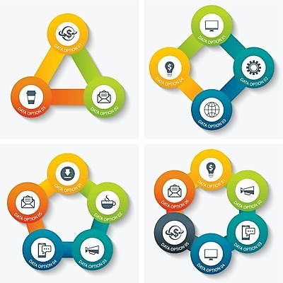 EPS 해외이미지 일러스트 비즈니스 그래프 사람없음 세트 인포그래픽 해외202004 해외일러스트 파일형식 벡터