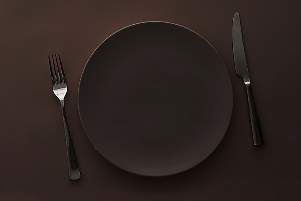 포토 JPG 해외이미지 식기 접시 포크 검은배경 사람없음 하이앵글 나이프 해외포토 뷰포인트 백그라운드 검은색 칼 파일형식