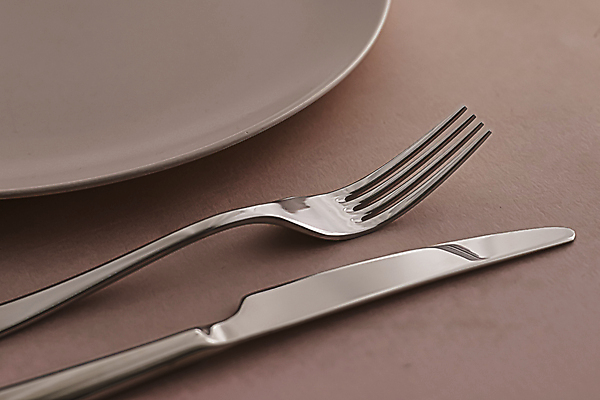 포토 JPG 해외이미지 식기 접시 포크 사람없음 나이프 갈색배경 해외포토 백그라운드 갈색 칼 파일형식