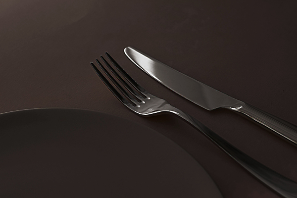 포토 JPG 해외이미지 식기 접시 포크 검은배경 사람없음 나이프 해외포토 백그라운드 검은색 칼 파일형식