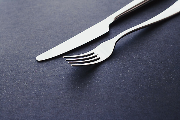 포토 JPG 해외이미지 식기 포크 검은배경 사람없음 나이프 해외포토 백그라운드 검은색 칼 파일형식