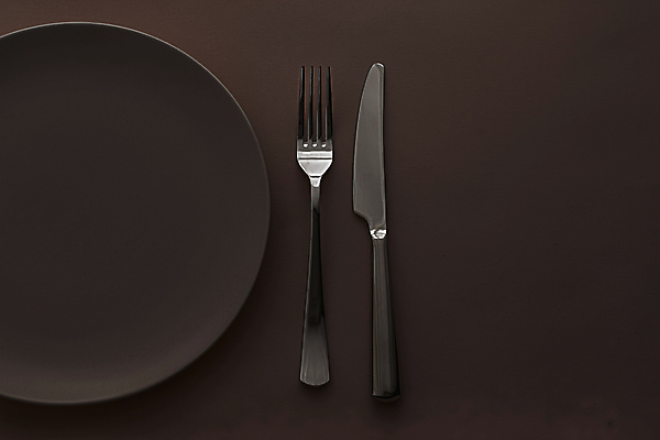 포토 JPG 해외이미지 식기 접시 포크 검은배경 사람없음 하이앵글 나이프 해외포토 뷰포인트 백그라운드 검은색 칼 파일형식