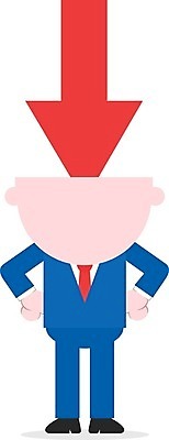 EPS 해외이미지 남자 화살표 일러스트 한명 서기 사람 성인 경제 비즈니스맨 부정적 성인남자한명만 해외202004 해외일러스트 1 감정 비즈니스 모션 직장인 남자한명만 성인남자만 파일형식 벡터