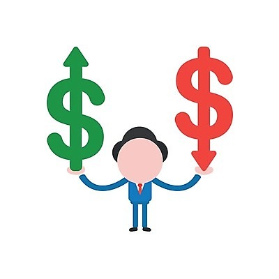 EPS 해외이미지 남자 화살표 돈 일러스트 한명 성인 경제 달러 동전 비즈니스맨 수익 성인남자한명만 해외202004 해외일러스트 1 비즈니스 사람 직장인 재산 남자한명만 성인남자만 파일형식 벡터