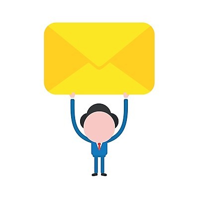 EPS 해외이미지 남자 일러스트 봉투 한명 사람 성인 비즈니스맨 이메일 편지 성인남자한명만 해외202004 해외일러스트 1 비즈니스 직장인 남자한명만 성인남자만 파일형식 벡터