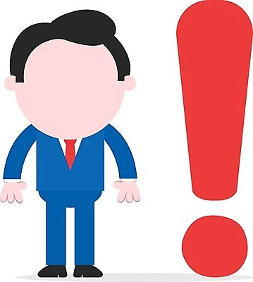 EPS 해외이미지 남자 일러스트 경고 한명 서기 사람 성인 비즈니스맨 느낌표 성인남자한명만 해외202004 해외일러스트 1 기호 비즈니스 모션 직장인 남자한명만 성인남자만 파일형식 벡터