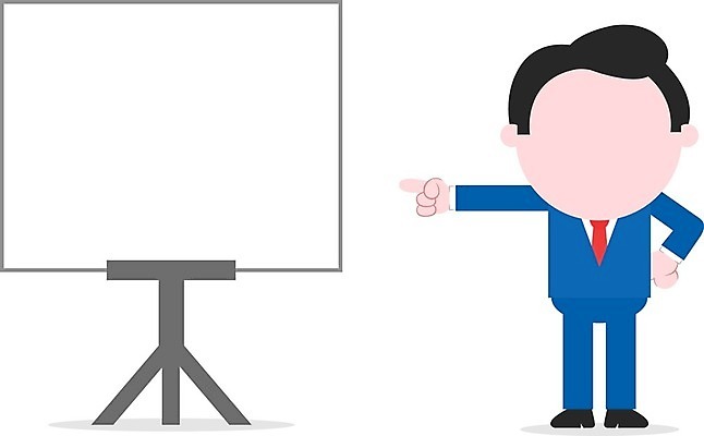 EPS 해외이미지 남자 일러스트 한명 서기 사람 성인 공백 가리킴 비즈니스맨 성인남자한명만 해외202004 해외일러스트 1 비즈니스 모션 손짓 직장인 남자한명만 성인남자만 파일형식 벡터