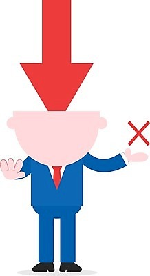 EPS 해외이미지 남자 화살표 일러스트 한명 서기 사람 성인 경제 비즈니스맨 X 아니오 부정적 성인남자한명만 해외202004 해외일러스트 1 알파벳 감정 비즈니스 모션 직장인 남자한명만 성인남자만 파일형식 벡터