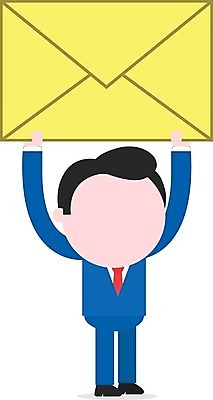 EPS 해외이미지 남자 일러스트 봉투 한명 서기 사람 성인 비즈니스맨 이메일 편지 성인남자한명만 해외202004 해외일러스트 1 비즈니스 모션 직장인 남자한명만 성인남자만 파일형식 벡터