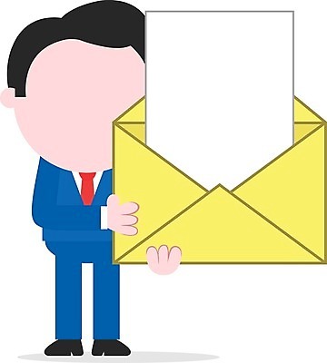 EPS 해외이미지 남자 일러스트 봉투 한명 서기 사람 성인 비즈니스맨 이메일 편지 성인남자한명만 해외202004 해외일러스트 1 비즈니스 모션 직장인 남자한명만 성인남자만 파일형식 벡터
