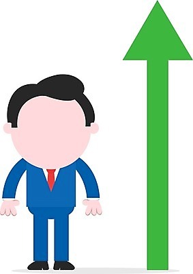 EPS 해외이미지 남자 화살표 돈 일러스트 그래프 한명 서기 사람 성인 가리킴 최고 비즈니스맨 긍정 성인남자한명만 해외202004 해외일러스트 1 컨셉 비즈니스 모션 손짓 직장인 재산 남자한명만 성인남자만 파일형식 벡터