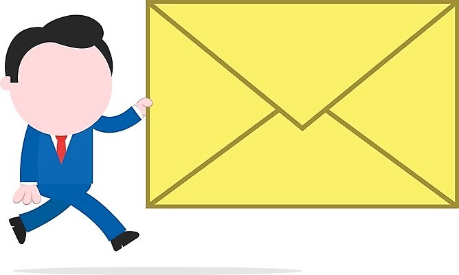 EPS 해외이미지 남자 일러스트 봉투 한명 서기 사람 성인 비즈니스맨 이메일 편지 성인남자한명만 해외202004 해외일러스트 1 비즈니스 모션 직장인 남자한명만 성인남자만 파일형식 벡터