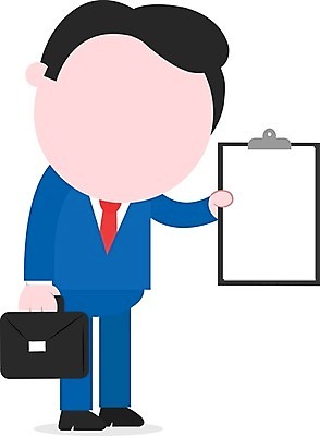 EPS 해외이미지 남자 서류가방 일러스트 한명 서기 사람 성인 공백 비즈니스맨 파일 서류판 체크리스트 성인남자한명만 해외202004 해외일러스트 1 가방 비즈니스 모션 사무용품 직장인 남자한명만 성인남자만 파일형식 벡터