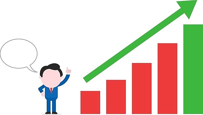 EPS 해외이미지 남자 화살표 돈 일러스트 그래프 한명 사람 성인 경제 가리킴 비즈니스맨 성인남자한명만 해외202004 해외일러스트 1 비즈니스 손짓 직장인 재산 남자한명만 성인남자만 파일형식 벡터