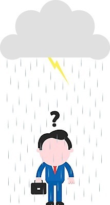 EPS 해외이미지 구름 남자 서류가방 일러스트 날씨 한명 서기 성인 비즈니스맨 실패 성인남자한명만 해외202004 해외일러스트 자연요소 1 가방 비즈니스 모션 사람 직장인 좌절 남자한명만 성인남자만 파일형식 벡터