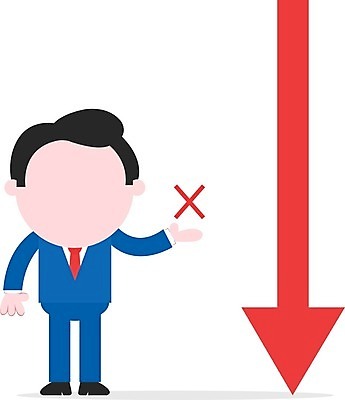 EPS 해외이미지 남자 화살표 일러스트 한명 서기 사람 성인 경제 비즈니스맨 X 아니오 부정적 성인남자한명만 해외202004 해외일러스트 1 알파벳 감정 비즈니스 모션 직장인 남자한명만 성인남자만 파일형식 벡터