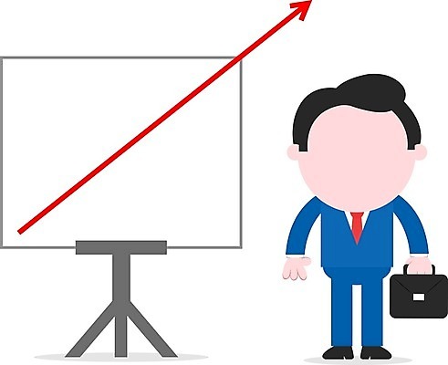 EPS 해외이미지 남자 화살표 돈 서류가방 일러스트 그래프 한명 사람 성인 비즈니스맨 성인남자한명만 해외202004 해외일러스트 1 가방 비즈니스 직장인 재산 남자한명만 성인남자만 파일형식 벡터