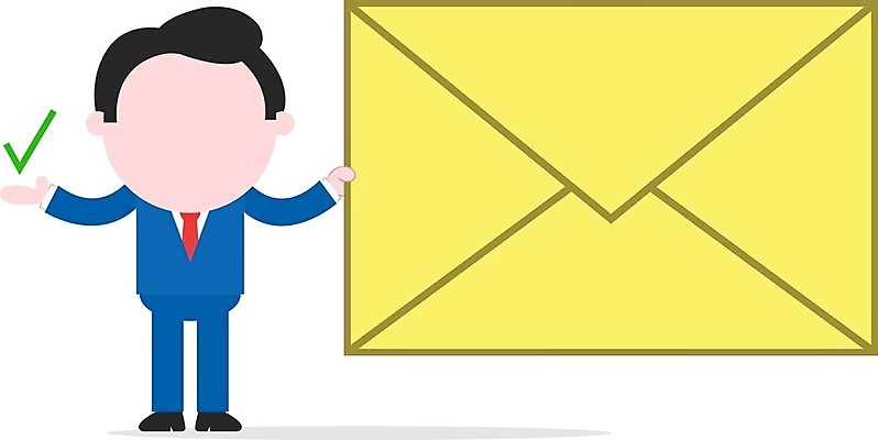 EPS 해외이미지 남자 일러스트 봉투 한명 서기 사람 성인 최고 비즈니스맨 이메일 편지 긍정 성인남자한명만 해외202004 해외일러스트 1 컨셉 비즈니스 모션 직장인 남자한명만 성인남자만 파일형식 벡터