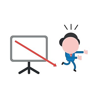 EPS 해외이미지 남자 돈 일러스트 한명 사람 성인 경제 비즈니스맨 무서움 화이트보드 공포 수익 성인남자한명만 해외202004 해외일러스트 1 감정 비즈니스 직장인 재산 남자한명만 성인남자만 파일형식 벡터