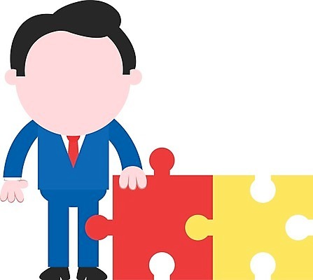 EPS 해외이미지 남자 조각 일러스트 한명 서기 사람 성인 비즈니스맨 퍼즐 성인남자한명만 해외202004 해외일러스트 1 비즈니스 모션 직장인 남자한명만 성인남자만 파일형식 벡터