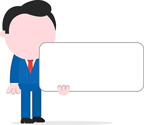 EPS 해외이미지 남자 일러스트 프레임 광고판 한명 서기 성인 잡기 비즈니스맨 메시지 성인남자한명만 국경 해외202004 해외일러스트 1 비즈니스 모션 알림판 사람 직장인 판 남자한명만 성인남자만 파일형식 벡터