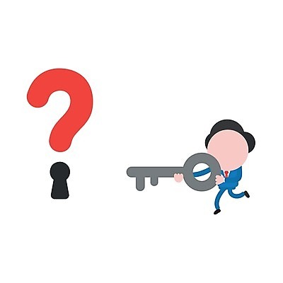 EPS 해외이미지 남자 일러스트 열쇠 한명 성인 물음표 비즈니스맨 열쇠구멍 성인남자한명만 해외202004 해외일러스트 1 기호 비즈니스 사람 직장인 남자한명만 성인남자만 파일형식 벡터