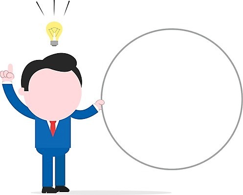 EPS 해외이미지 남자 생각 일러스트 전구 프레임 광고판 한명 서기 성인 잡기 비즈니스맨 메시지 성인남자한명만 국경 해외202004 해외일러스트 1 비즈니스 모션 알림판 사람 직장인 판 남자한명만 성인남자만 파일형식 벡터