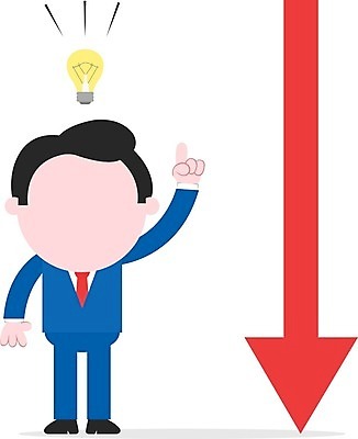 EPS 해외이미지 남자 화살표 생각 일러스트 전구 한명 서기 손짓 성인 비즈니스맨 하락 부정적 성인남자한명만 해외202004 해외일러스트 1 감정 컨셉 비즈니스 모션 사람 직장인 남자한명만 성인남자만 파일형식 벡터