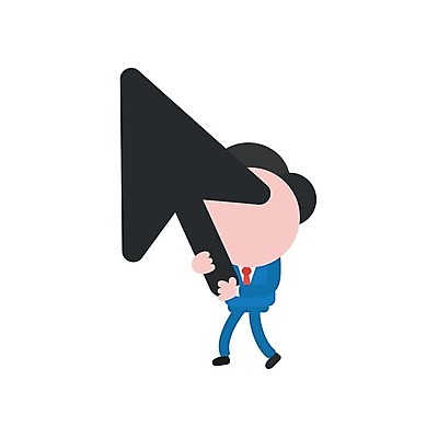 EPS 해외이미지 남자 화살표 일러스트 한명 성인 잡기 비즈니스맨 커서 성인남자한명만 해외202004 해외일러스트 1 비즈니스 모션 사람 직장인 남자한명만 성인남자만 파일형식 벡터