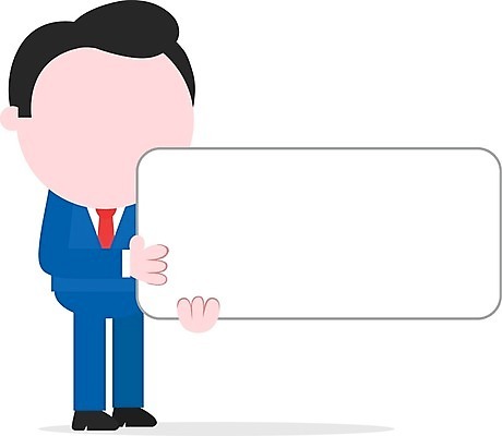 EPS 해외이미지 남자 일러스트 프레임 광고판 한명 서기 성인 잡기 비즈니스맨 메시지 성인남자한명만 국경 해외202004 해외일러스트 1 비즈니스 모션 알림판 사람 직장인 판 남자한명만 성인남자만 파일형식 벡터