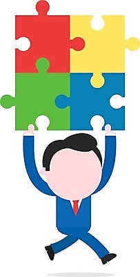 EPS 해외이미지 남자 일러스트 한명 서기 들기 성인 달리기 잡기 비즈니스맨 퍼즐 성인남자한명만 해외202004 해외일러스트 1 비즈니스 모션 사람 직장인 남자한명만 성인남자만 파일형식 벡터