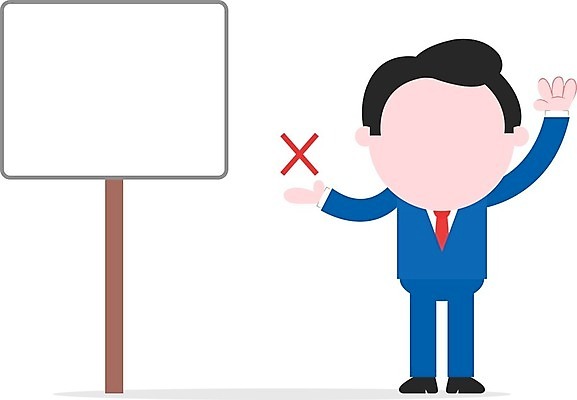 EPS 해외이미지 남자 일러스트 간판 프레임 한명 서기 성인 손들기 공백 비즈니스맨 X 성인남자한명만 해외202004 해외일러스트 1 알파벳 비즈니스 모션 사람 직장인 남자한명만 성인남자만 파일형식 벡터