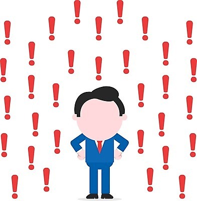 EPS 해외이미지 남자 허리손 일러스트 한명 서기 성인 비즈니스맨 느낌표 성인남자한명만 많음 해외202004 해외일러스트 1 기호 포즈 컨셉 비즈니스 모션 사람 직장인 남자한명만 성인남자만 파일형식 벡터