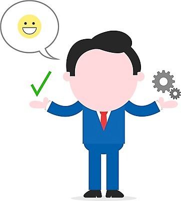 EPS 해외이미지 손 남자 말풍선 일러스트 한명 미소 손짓 성인 기계 비즈니스맨 톱니바퀴 이모티콘 긍정적 성인남자한명만 해외202004 해외일러스트 1 감정 비즈니스 모션 표정 사람 신체부위 직장인 남자한명만 성인남자만 파일형식 벡터