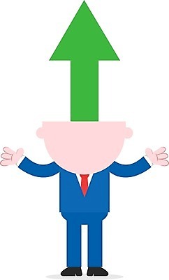 EPS 해외이미지 남자 화살표 일러스트 한명 서기 손짓 성인 비즈니스맨 상승 긍정 성인남자한명만 해외202004 해외일러스트 1 컨셉 비즈니스 모션 사람 직장인 남자한명만 성인남자만 파일형식 벡터