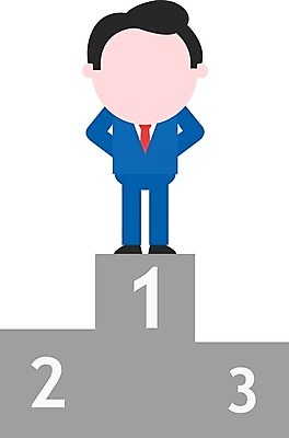 EPS 해외이미지 전신 캐릭터 남자 일러스트 성공 한명 서기 성인 우승 비즈니스맨 뒷짐 승자 성인남자한명만 해외202004 해외일러스트 일러캐릭터 1 컨셉 비즈니스 모션 사람 최고 직장인 남자한명만 성인남자만 파일형식 벡터