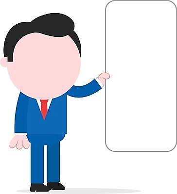 EPS 해외이미지 전신 캐릭터 배너 남자 일러스트 프레임 한명 서기 들기 성인 비즈니스맨 성인남자한명만 해외202004 해외일러스트 일러캐릭터 1 비즈니스 모션 사람 직장인 남자한명만 성인남자만 파일형식 벡터