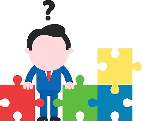 EPS 해외이미지 전신 캐릭터 남자 조각 생각 일러스트 한명 성인 물음표 잡기 비즈니스맨 퍼즐 연결 문제 성인남자한명만 해외202004 해외일러스트 일러캐릭터 1 기호 비즈니스 모션 사람 직장인 남자한명만 성인남자만 파일형식 벡터