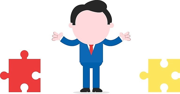 EPS 해외이미지 전신 캐릭터 남자 일러스트 한명 서기 손짓 성인 비즈니스맨 퍼즐 퍼즐조각 성인남자한명만 해외202004 해외일러스트 일러캐릭터 1 조각 비즈니스 모션 사람 직장인 남자한명만 성인남자만 파일형식 벡터