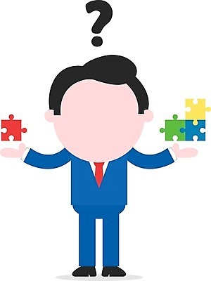 EPS 해외이미지 전신 캐릭터 남자 일러스트 한명 서기 들기 성인 물음표 비즈니스맨 퍼즐 퍼즐조각 문제 혼란 성인남자한명만 해외202004 해외일러스트 일러캐릭터 1 기호 조각 컨셉 비즈니스 모션 사람 직장인 남자한명만 성인남자만 파일형식 벡터