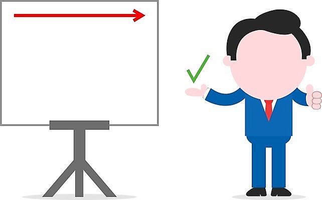 EPS 해외이미지 전신 캐릭터 남자 화살표 일러스트 한명 성인 최고 비즈니스맨 체크표시 차트보드 성인남자한명만 해외202004 해외일러스트 일러캐릭터 1 비즈니스 사람 직장인 확인 남자한명만 성인남자만 파일형식 벡터