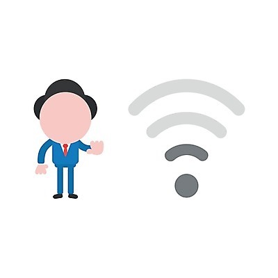 EPS 해외이미지 전신 캐릭터 남자 일러스트 한명 성인 비즈니스맨 네트워크 심볼 와이파이 성인남자한명만 해외202004 해외일러스트 일러캐릭터 1 비즈니스 사람 직장인 무선인터넷 남자한명만 성인남자만 파일형식 벡터