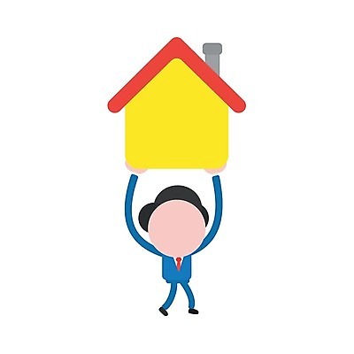 EPS 해외이미지 전신 캐릭터 남자 일러스트 주택 한명 들기 성인 비즈니스맨 성인남자한명만 해외202004 해외일러스트 일러캐릭터 1 비즈니스 모션 사람 건물 직장인 남자한명만 성인남자만 파일형식 벡터