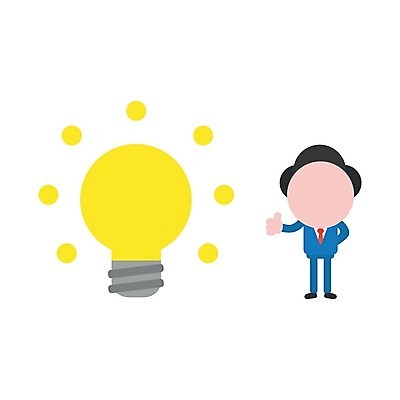 EPS 해외이미지 전신 캐릭터 남자 일러스트 전구 한명 성인 빛 비즈니스맨 성인남자한명만 해외202004 해외일러스트 일러캐릭터 1 비즈니스 사람 직장인 남자한명만 성인남자만 파일형식 벡터