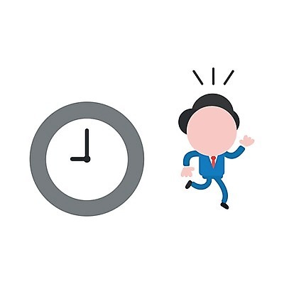 EPS 해외이미지 전신 캐릭터 남자 시계 일러스트 한명 성인 달리기 시간 비즈니스맨 성인남자한명만 해외202004 해외일러스트 일러캐릭터 1 비즈니스 모션 사람 직장인 남자한명만 성인남자만 파일형식 벡터