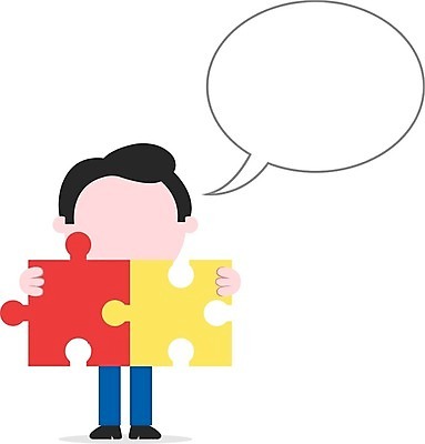 EPS 해외이미지 전신 캐릭터 남자 말풍선 일러스트 한명 서기 들기 성인 잡기 비즈니스맨 퍼즐 퍼즐조각 성인남자한명만 해외202004 해외일러스트 일러캐릭터 1 조각 비즈니스 모션 사람 직장인 남자한명만 성인남자만 파일형식 벡터