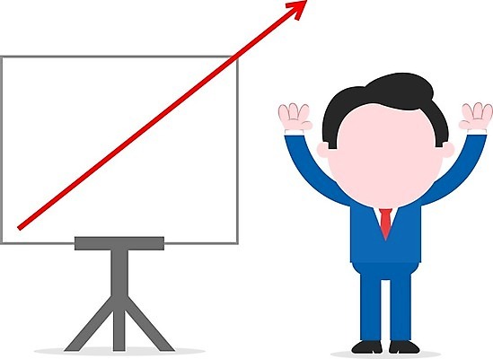 EPS 해외이미지 전신 캐릭터 남자 화살표 일러스트 그래프 한명 성인 만세 비즈니스맨 상승 성인남자한명만 해외202004 해외일러스트 일러캐릭터 1 컨셉 비즈니스 모션 사람 직장인 남자한명만 성인남자만 파일형식 벡터