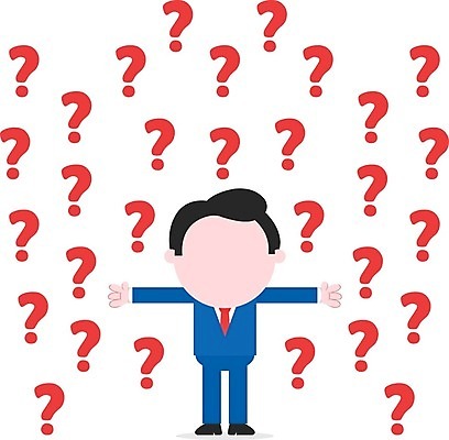 EPS 해외이미지 전신 캐릭터 남자 일러스트 팔벌리기 한명 서기 성인 물음표 비즈니스맨 질문 호기심 의문 성인남자한명만 많음 해외202004 해외일러스트 일러캐릭터 1 기호 감정 컨셉 비즈니스 모션 사람 직장인 남자한명만 성인남자만 파일형식 벡터