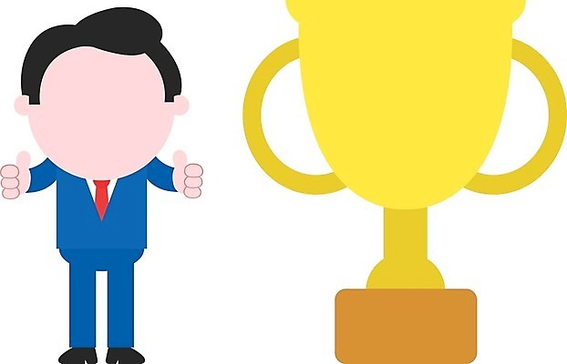 EPS 해외이미지 전신 캐릭터 남자 일러스트 한명 서기 성인 축하 우승 최고 비즈니스맨 트로피 성인남자한명만 해외202004 해외일러스트 일러캐릭터 1 컨셉 비즈니스 모션 사람 직장인 상_우승 남자한명만 성인남자만 파일형식 벡터